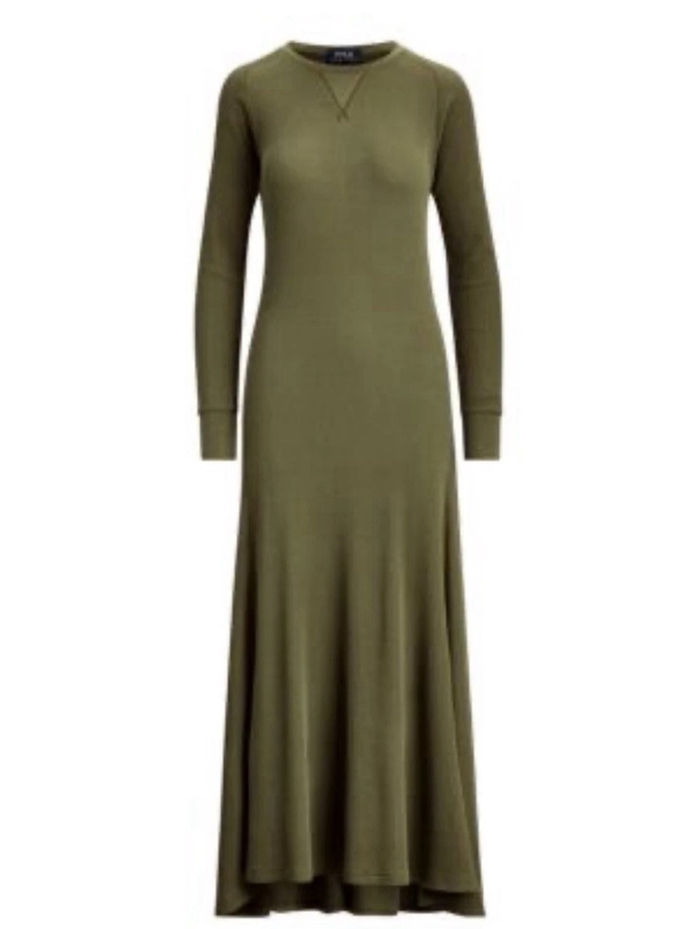 ralph lauren waffle knit maxi dress | Dresses | Ralph Lauren Ribbed Olive Green Long Sleeve Dresss backtoschool